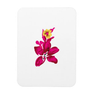 Blumenstil, ArtyClick Crimson, Light Gold Magnet