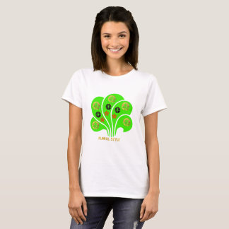 Blumenstil T-Shirt