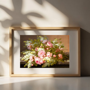 Blumenstilleben, Raoul M. De Longpré  Poster