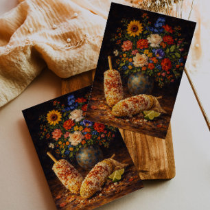 Blumenstillleben Elote Kunstpostkarte Postkarte