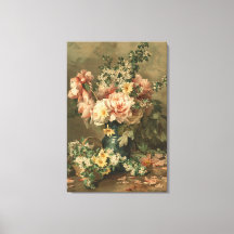 Blumenstillleben Fine Art Gespannter Leinwanddruck