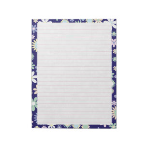 Blumenstrauch - rosa, breites Rollenpapier 8.5 "x1 Notizblock