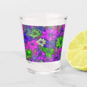 Blumenstrauß Abstrakt #55 Schnapsglas