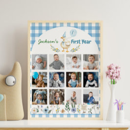 Blumenstrauß Albern Gänse Erstes Jahr Foto Meilens Poster