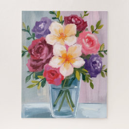 Blumenstrauß Aquarell-Blumenmalerei