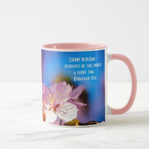 Blumenstrauß aus Sakurablüten Tasse
