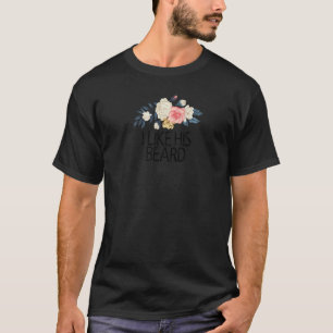 Blumenstrauß-Blume Niedliche Liebe Ich mag seine B T-Shirt