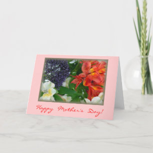 "Blumenstrauß der Mutter Tages" Karte