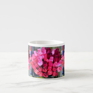 Blumenstrauß der Rosen Espresso-Tasse Espressotasse