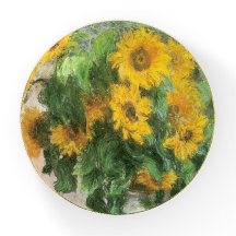 Blumenstrauß der Sonnenblumen durch Claude Monet