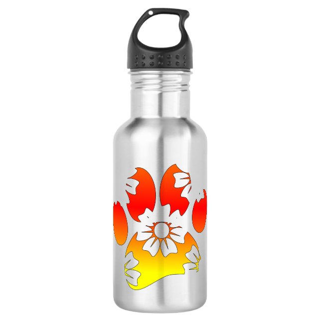 Blumenstrauß Edelstahlflasche (Vorderseite)