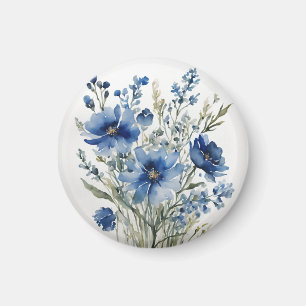 Blumenstrauß Elegante Aquarellmalerei Magnet