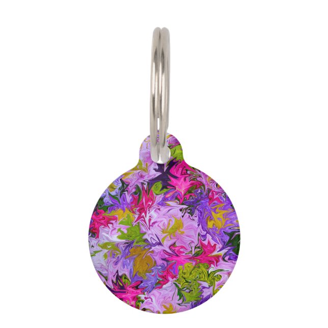 Blumenstrauß Farbdes abstrakten Kunst-mit Tiermarke (Vorderseite)