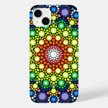 Blumenstrauß Fraktal Retro Mandala