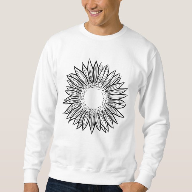 Blumenstrauß-Hängematte Sweatshirt (Vorderseite)
