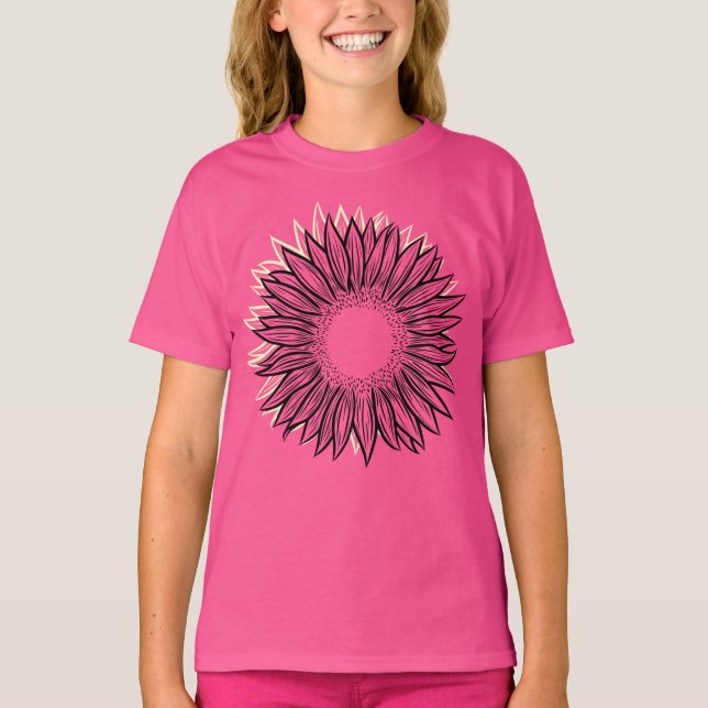 Blumenstrauß-Hängematte T-Shirt (Vorderseite)