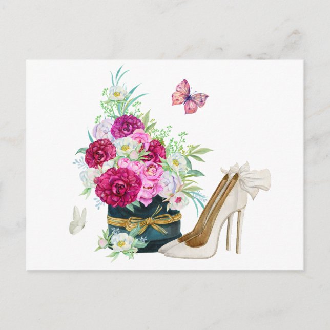 Blumenstrauß-Heelse Postkarte (Vorderseite)