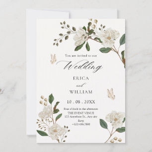 Blumenstrauß Hochzeit Einladung