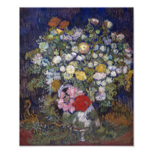 Blumenstrauß in einer Vase Van Gogh Fotodruck