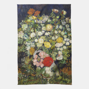 Blumenstrauß in einer Vase von Vincent Van Gogh Geschirrtuch