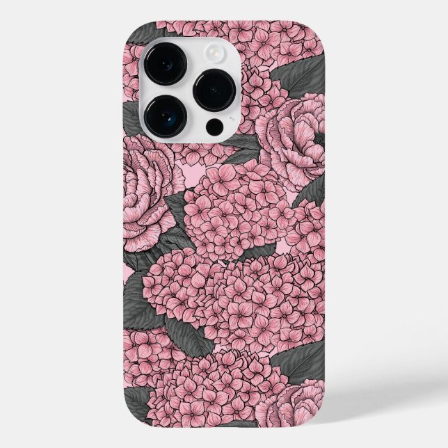 Blumenstrauß in Rosa Case-Mate iPhone 14 Pro Hülle (Rückseite)