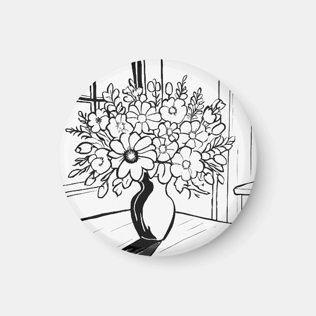 Blumenstrauß  magnet (Vorne)
