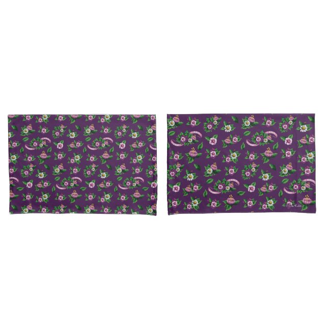Blumenstrauß-Muster Frida Kahlos | Purlpe Kissenbezug (Vorderseite-Set)