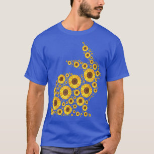 Blumenstrauß Ostern Bunny Girls Frühling Sonnenblu T-Shirt