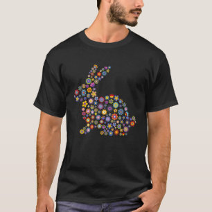 Blumenstrauß Ostern Bunny Girls Frühlingsblumen Ra T-Shirt