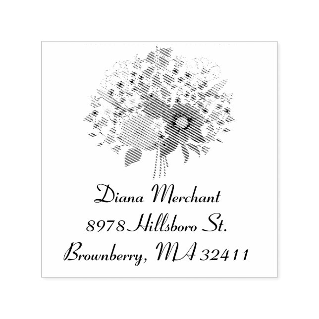 Blumenstrauss Permastempel (Design)