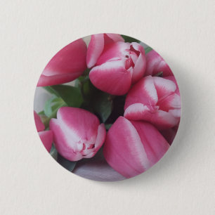 Blumenstrauß, Pink Tulips, Blume Button