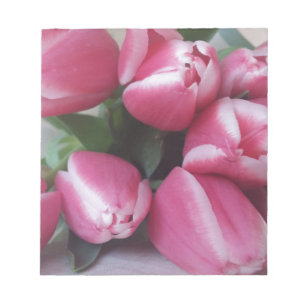 Blumenstrauß, Pink Tulips, Blume Notizblock