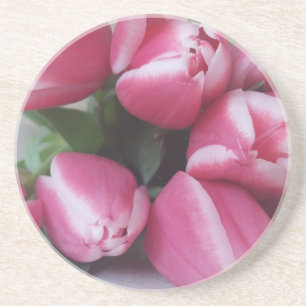 Blumenstrauß, Pink Tulips, Blume Untersetzer