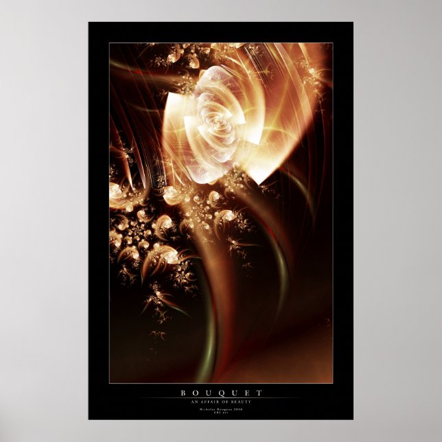 Blumenstrauß Poster (Vorne)
