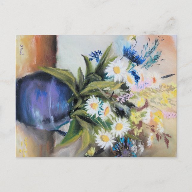 Blumenstrauß Postkarte (Vorderseite)