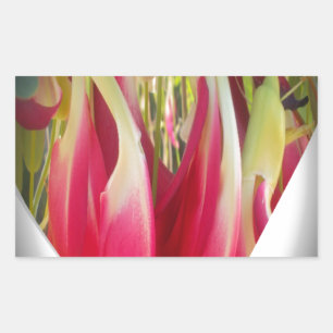 Blumenstrauß Rechteckiger Aufkleber