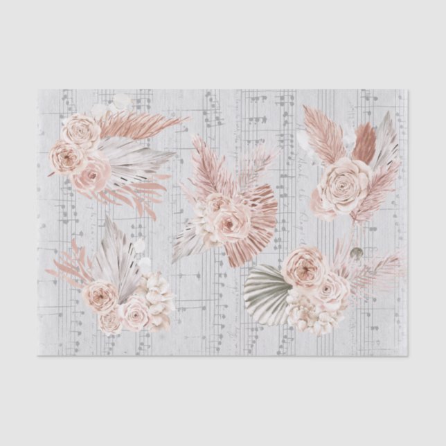 Blumenstrauß Seidenpapier (Vorderseite)