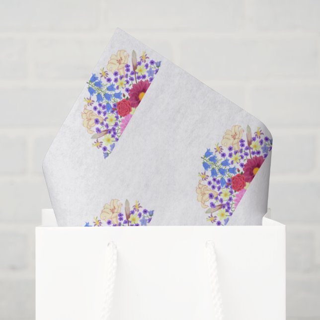 Blumenstrauss Seidenpapier (Geschenktüte)