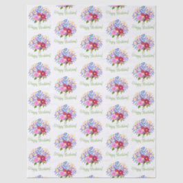 Blumenstrauss Seidenpapier