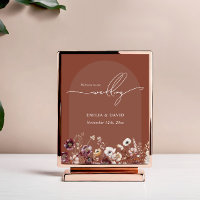 Blumenstrauß Terracotta Arch Wedding Willkommen