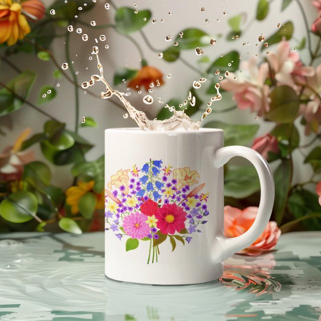 Blumenstrauss Valentine's Mug Kaffeetasse (Von Creator hochgeladen)