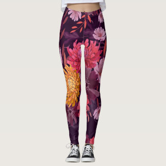 Blumenstrauß Vintag: Herbstgärtnerei Leggings