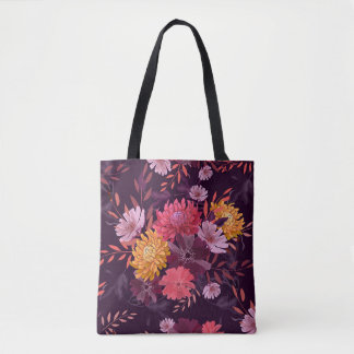 Blumenstrauß Vintag: Herbstgärtnerei Tasche