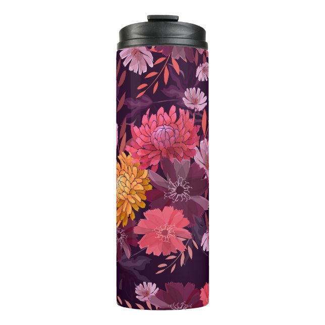 Blumenstrauß Vintag: Herbstgärtnerei Thermosbecher (Vorderseite)