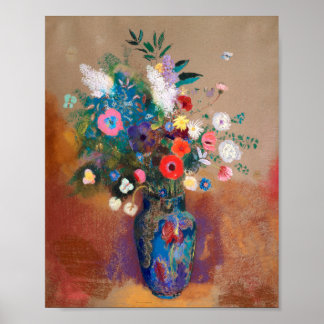 Blumenstrauß von Odilon Redon Poster