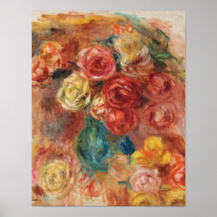 Blumenstrauß von Renoir Poster