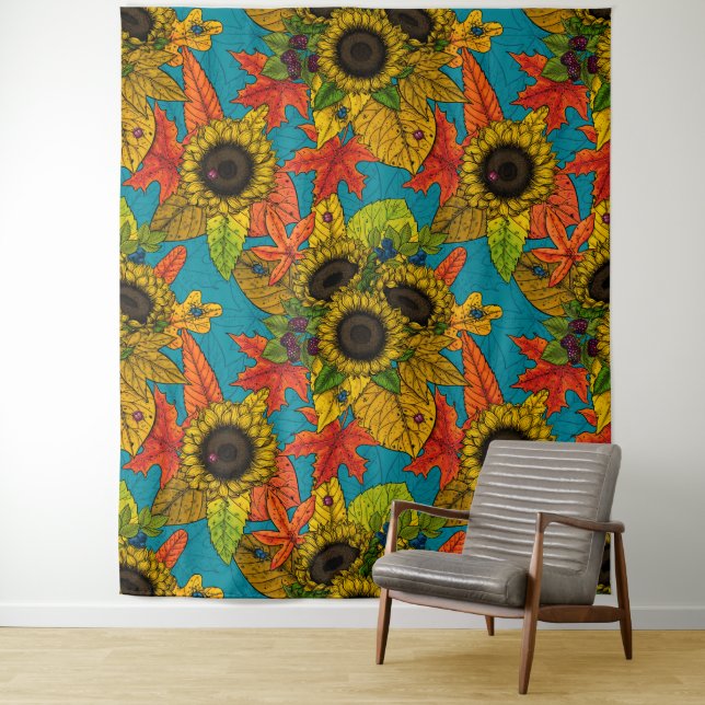 Blumenstrauß Wandteppich (Beispiel)