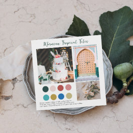 Blumensträuße | Marokkanische Farbpalette Einladung