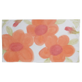 Blumenstreifen Kissenbezug