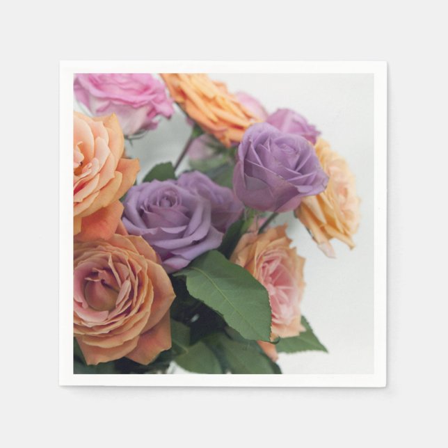 Blumensüße Serviette (Vorderseite)